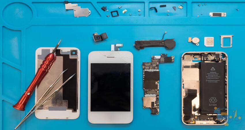 تعویض lcd موبایل