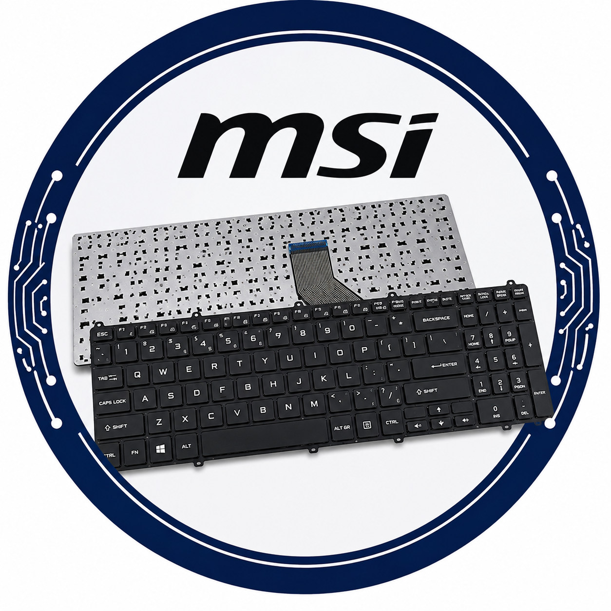 کیبورد لپ تاپ ام اس ای MSI
