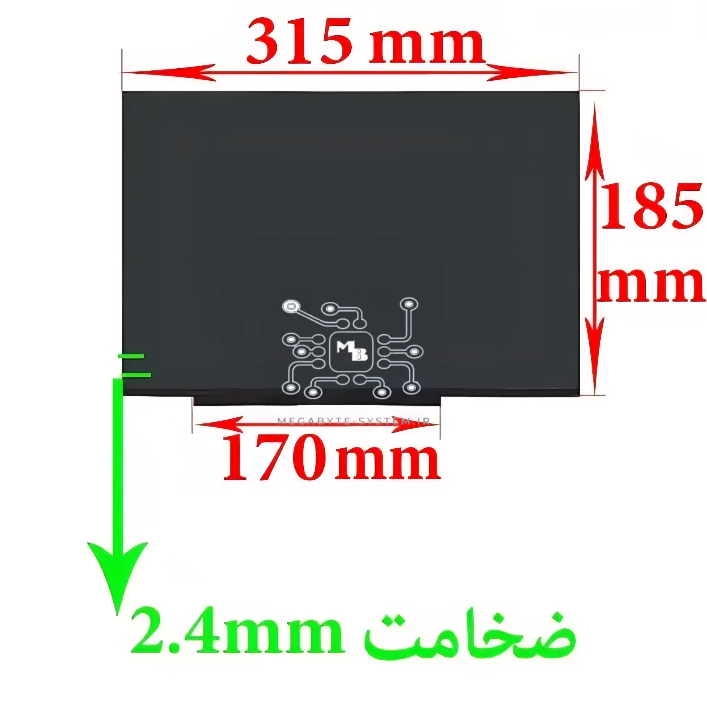 ال ای دی لپ تاپ NT140FHM-N44 V8.1