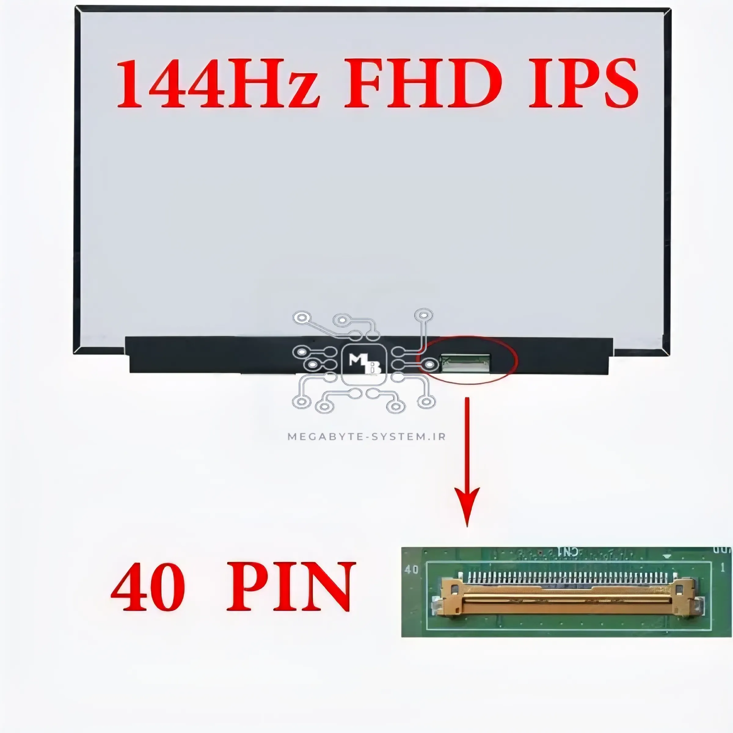 ال ای دی لپ تاپ LM156LF2F01