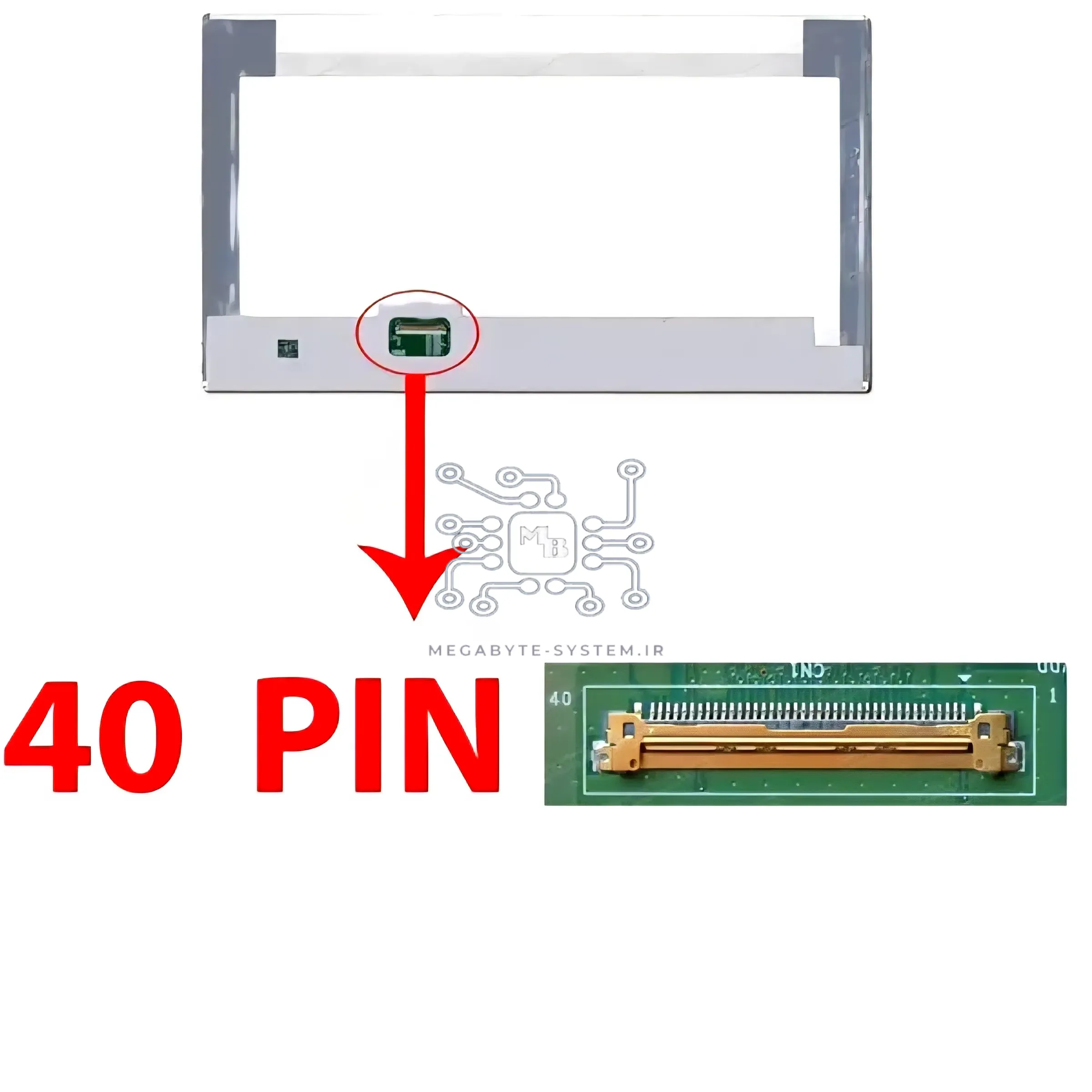 ال ای دی لپ تاپ LP156WF1(TL)(F4)