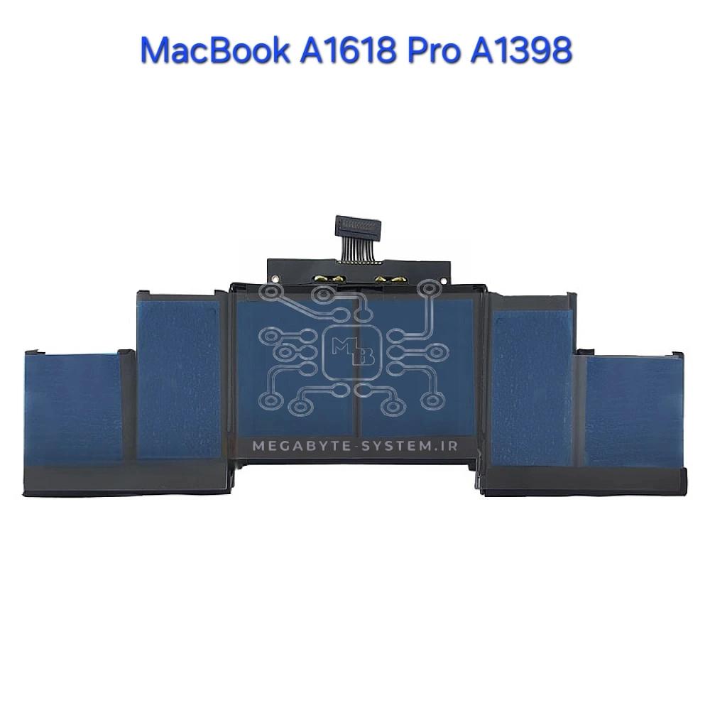 باطری لپ تاپ اپل مک بووک پرو (2015)Apple Macbook RETINA 15 INCH A1398