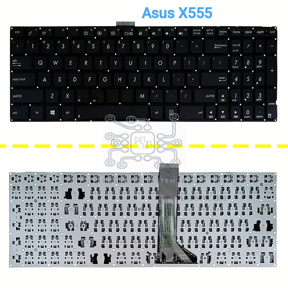 کیبورد لپ تاپ ایسوس مدل ASUS K555
