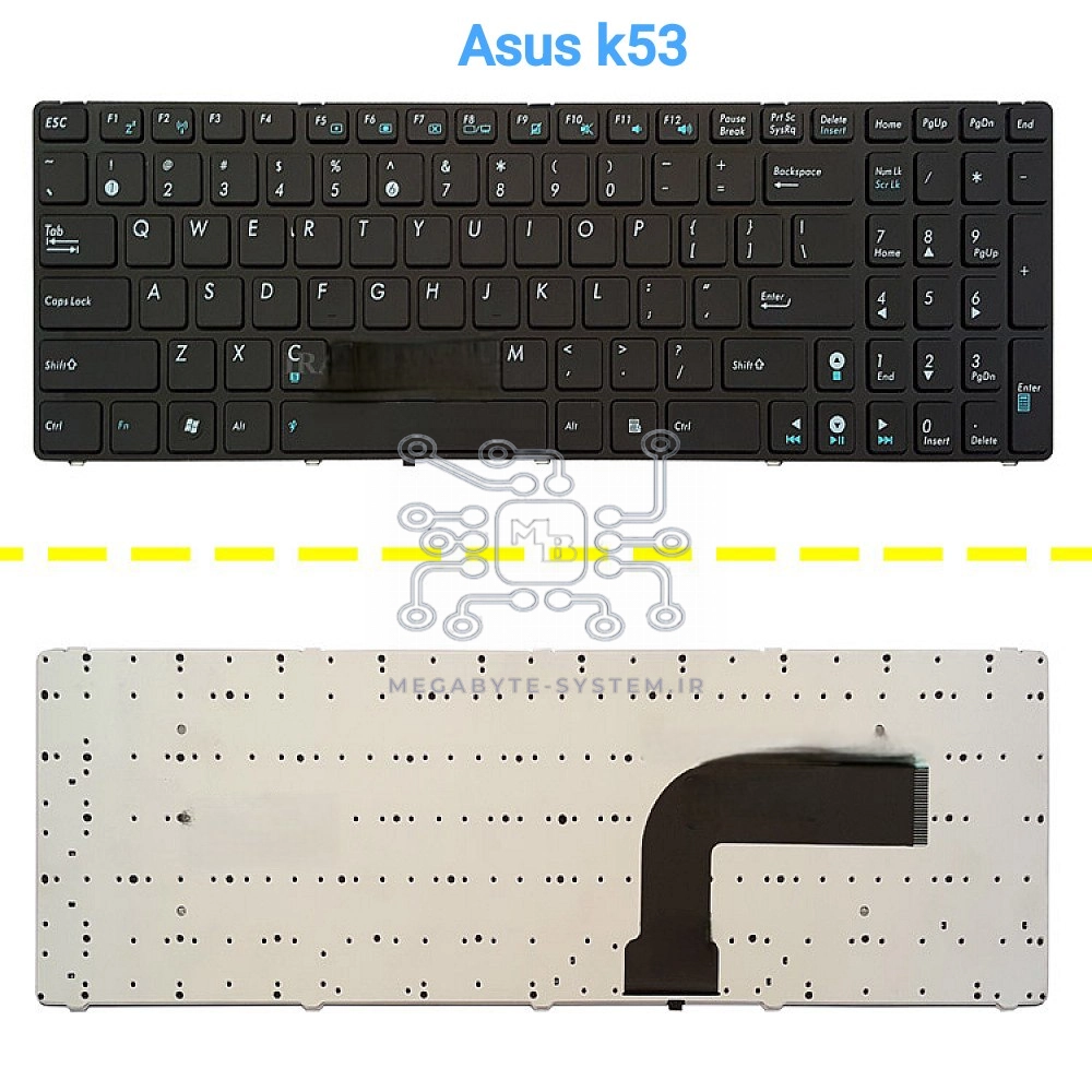 کیبورد لپ تاپ ایسوس مدل Asus K52F