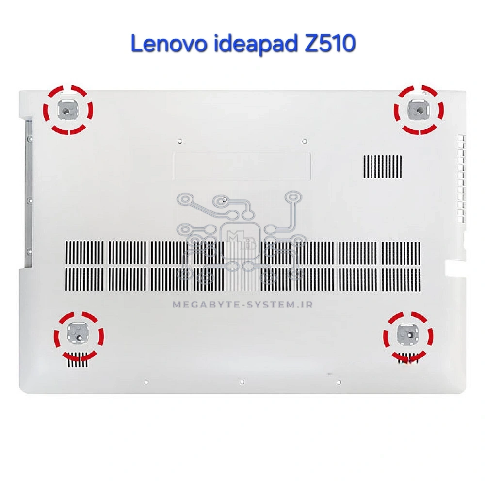 قاب کف لپ تاپ Lenovo IdeaPad Z510