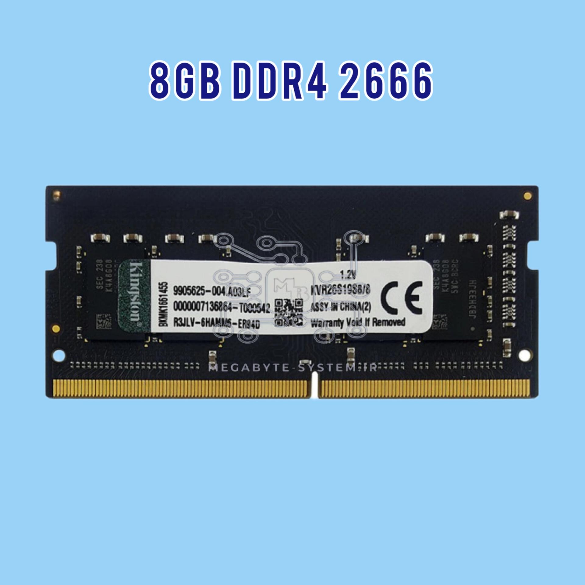 رم لپ تاپ 8GB DDR4 2666 KINGSTON