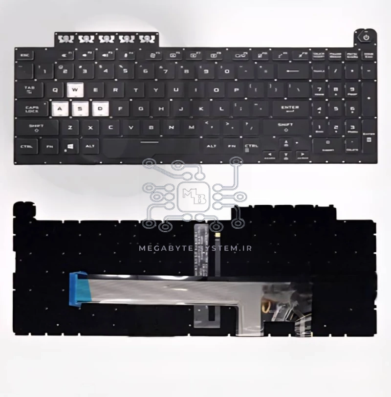 کیبورد لپ تاپ ایسوس مدل  ASUS TUF Gaming F15 FA506