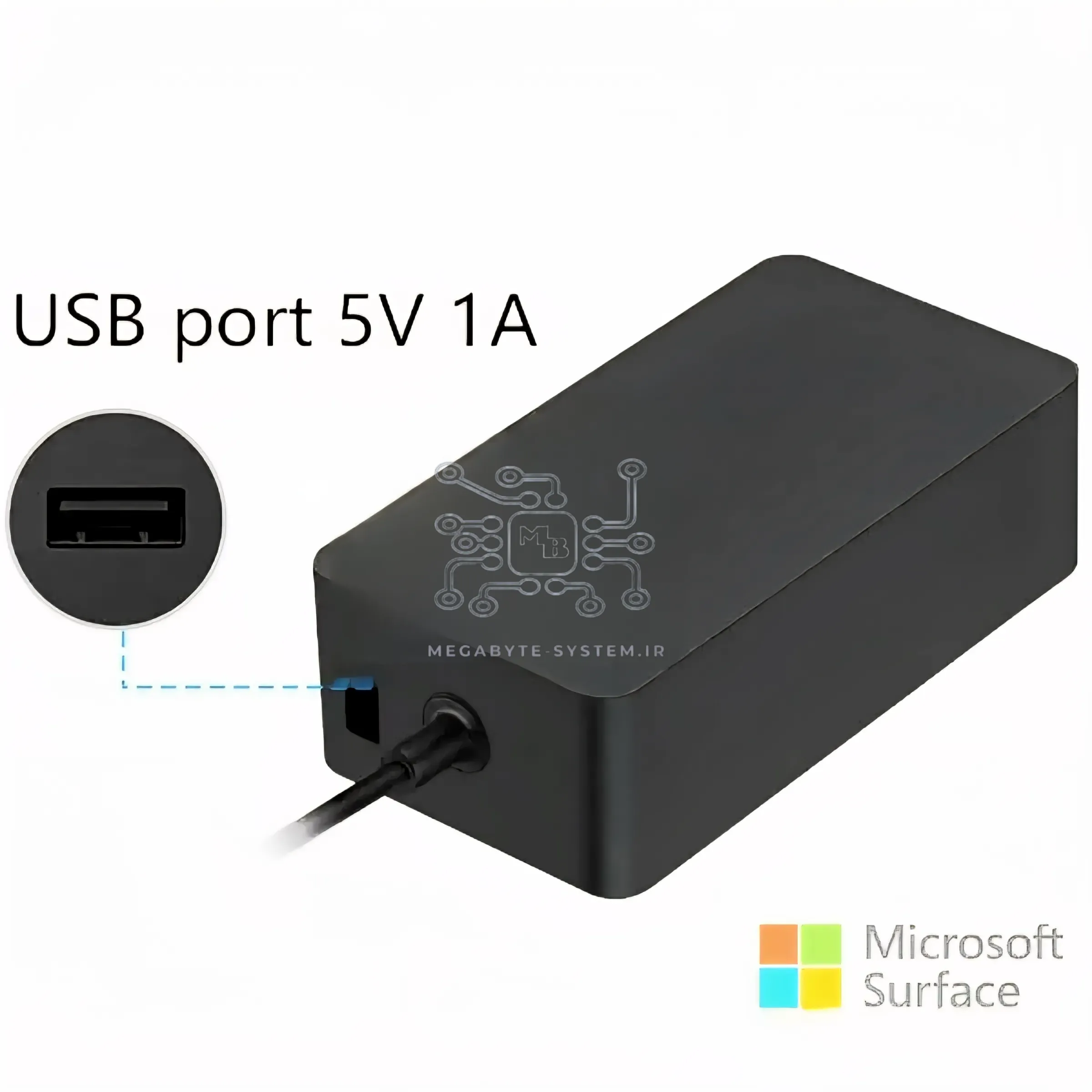 شارژر Microsoft Surface Book 1 دستگاه بدون گرافیک